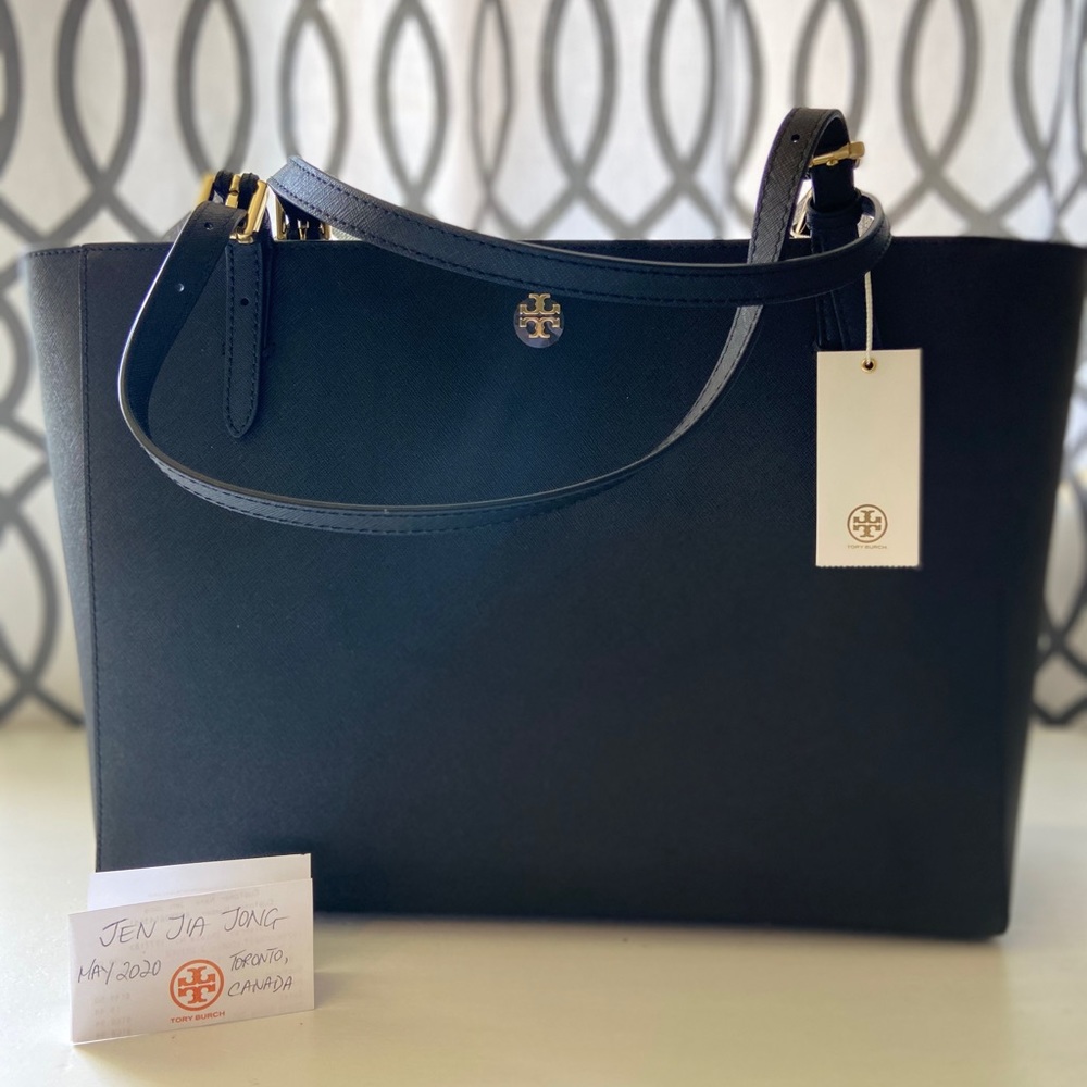 Authentic Tory Burch Emerson Buckle Tote